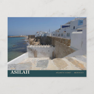Carte Postale Remparts d'Asilah et rive atlantique