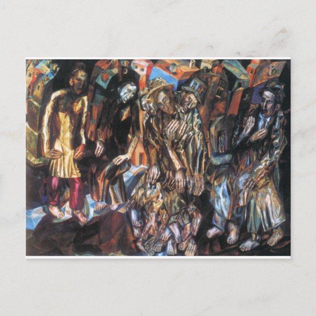 Carte Postale Renaissance du Peuple par Pavel Filonov (Devant)