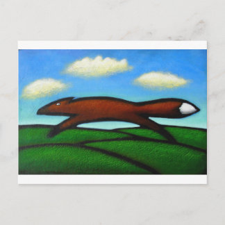 Carte Postale Renard de la flotte