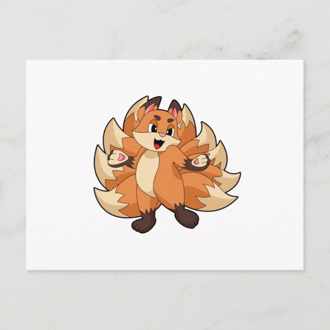 Carte Postale Renard drôle (Devant)