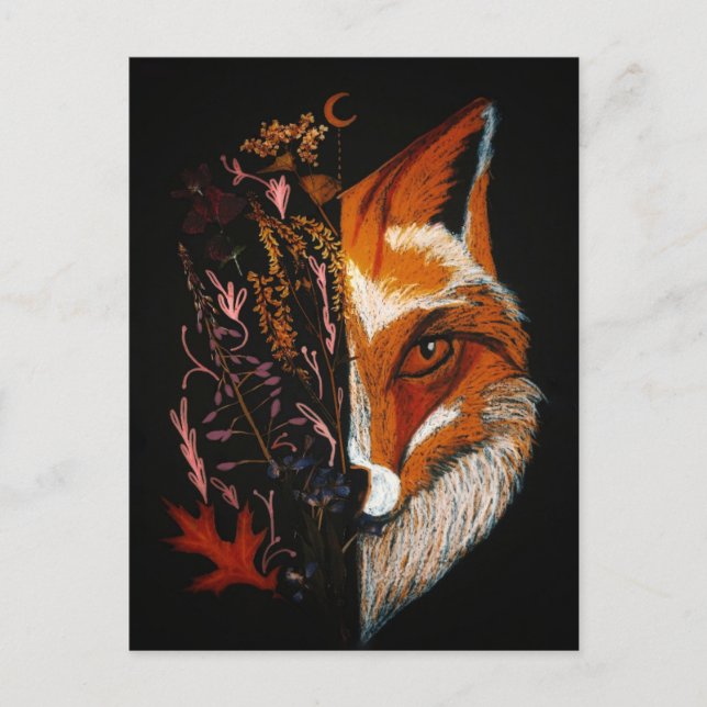 Carte Postale Renard résilient (Devant)