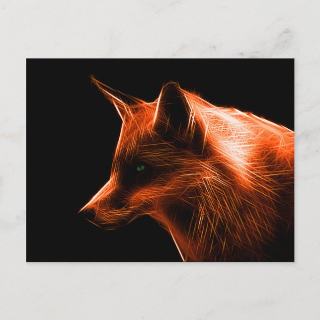 Carte Postale Renard rouge (Devant)