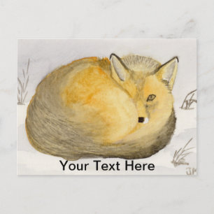 Carte Postale Renard roux