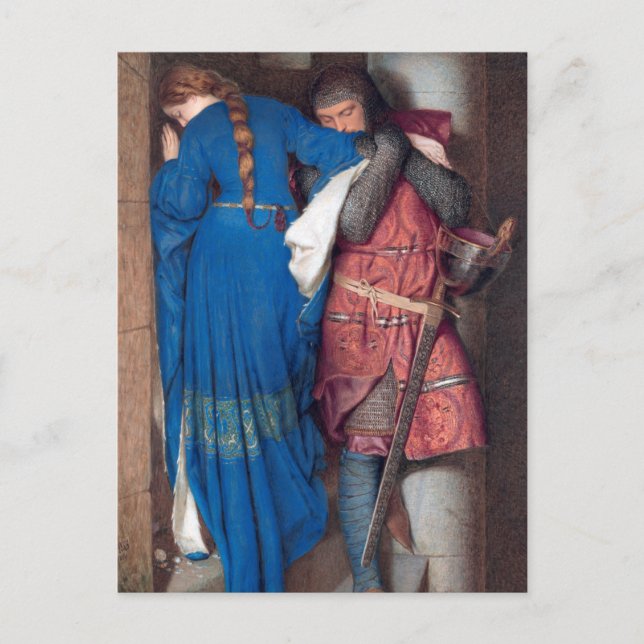 Carte Postale Rencontre sur les escaliers à tourelle par Frederi (Devant)