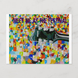 Carte Postale Rencontrez-moi au festival