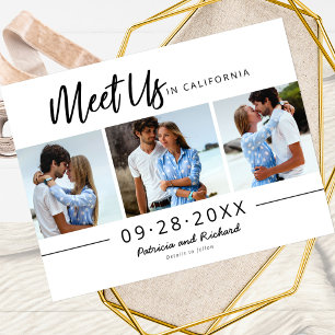 Carte Postale Rencontrez-Nous Dans Mariage Sauvegarder La Date 3