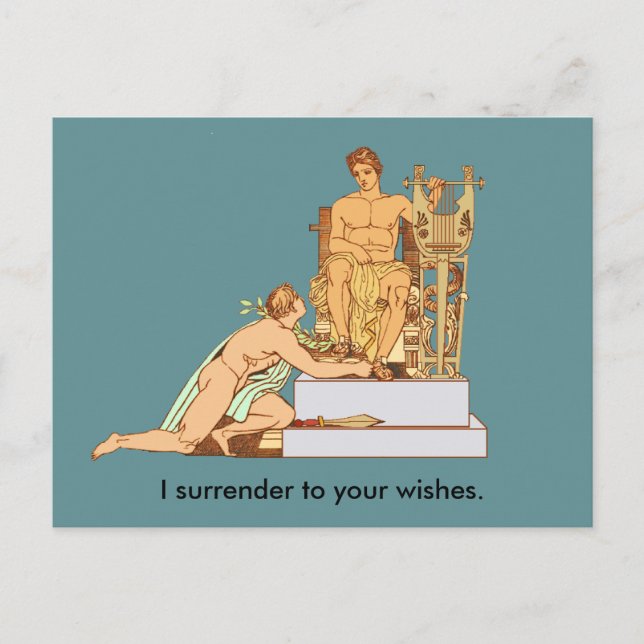 Carte Postale Rendre Gay à vos souhaits (Devant)