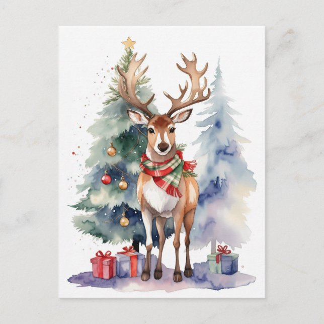 Carte Postale Rennes avec cadeaux (Devant)