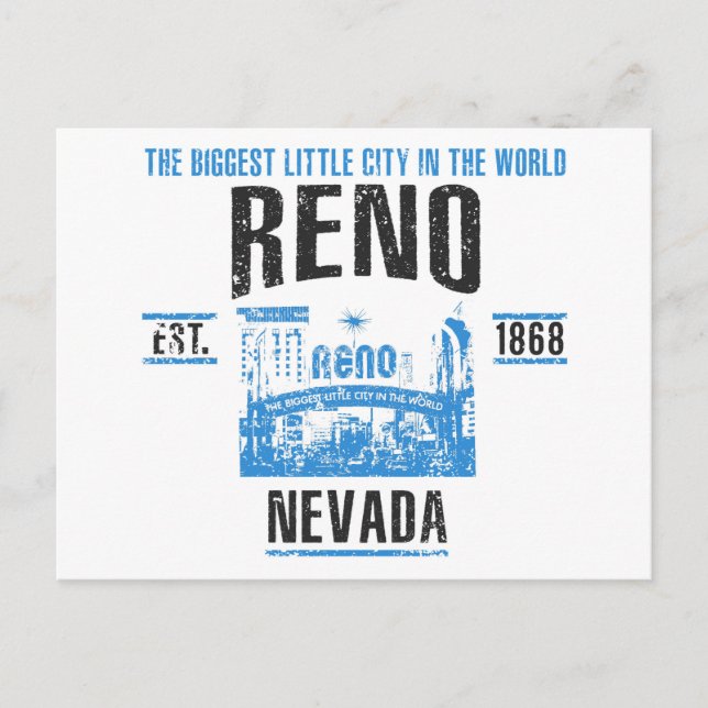 Carte Postale Reno (Devant)