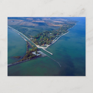 Carte Postale Reno Beach at Lake Erie Aerial Photographie