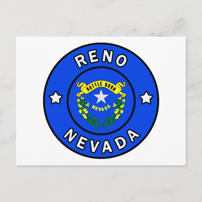 Carte Postale Reno Nevada (Devant)