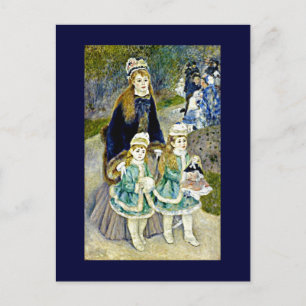 Carte Postale Renoir - La Promenade