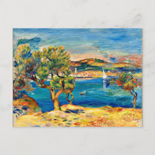 Carte Postale Renoir - L'Estaque, peinture de paysage d'art