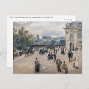 Carte Postale Renoir - Paris, Institut au Quai Malaquais