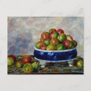 Carte Postale Renoir - Pommes dans un plat