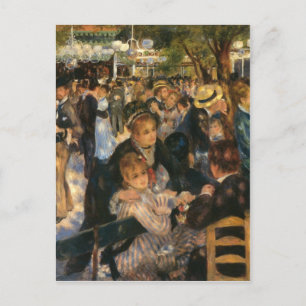 Carte Postale Renoir's Bal    dude la Galette (1876)