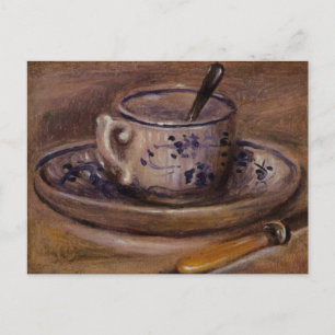 Carte Postale Renoir's Cup and Saucer Still Life