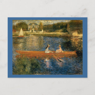 Carte Postale Renoir's La Seine à Asnières (Le Skiff) vers 1879