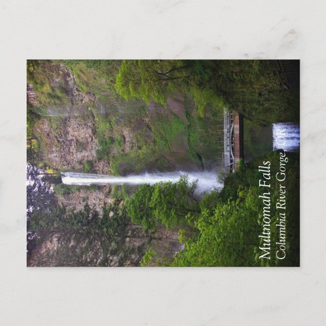 Carte Postale Réparation du pont de Multnomah Falls, Oregon (Devant)