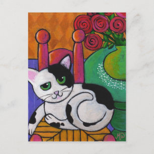 Carte Postale Repère le chat