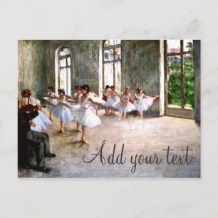 Carte Postale Répétition de ballet