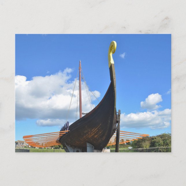 Carte Postale Réplique Viking Longship (Devant)