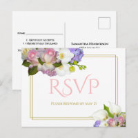 Réponse de Mariage Floral de Printemps Bouquet Pas