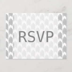 Carte postale Réponse des flèches tribales grises