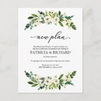 Report de mariage nouvelle planification florale v