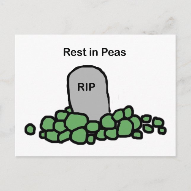 Carte Postale Repose en petits pois (Devant)