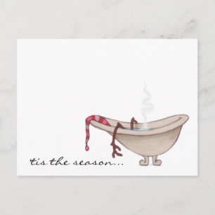 CARTE POSTALE "repose tes membres" bonhomme de nei