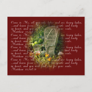 Carte Postale Repose-toi sur tes âmes...