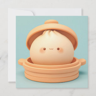 Carte postale représentant un ravioli cuit à la va
