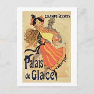 Carte Postale Reproduction d'une affiche annonçant le Palais d