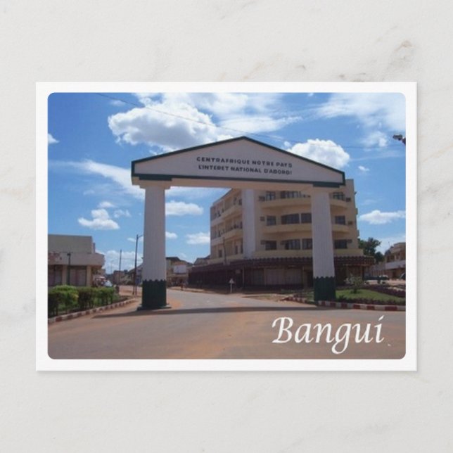 Carte Postale République centrafricaine - Bangui - (Devant)