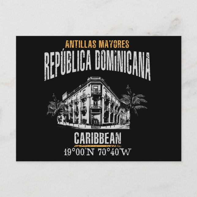 Carte Postale République dominicaine (Devant)