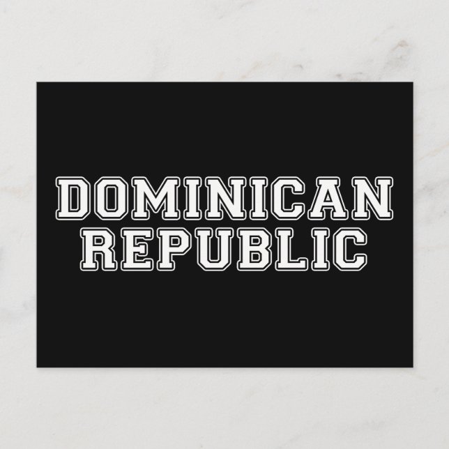 Carte Postale République dominicaine (Devant)