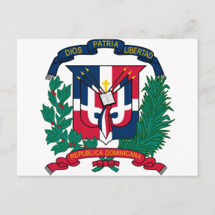Carte Postale République Dominicaine Armoiries DO
