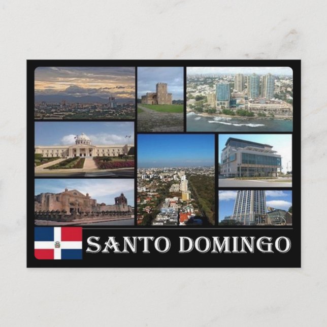 Carte Postale République Dominicaine - Santo Domingo - Mosaic - (Devant)