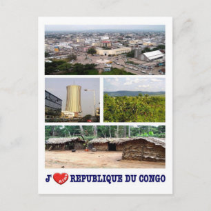 Carte Postale République du Congo - I Love -