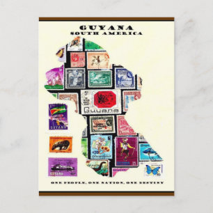 Carte Postale République du GUYANA