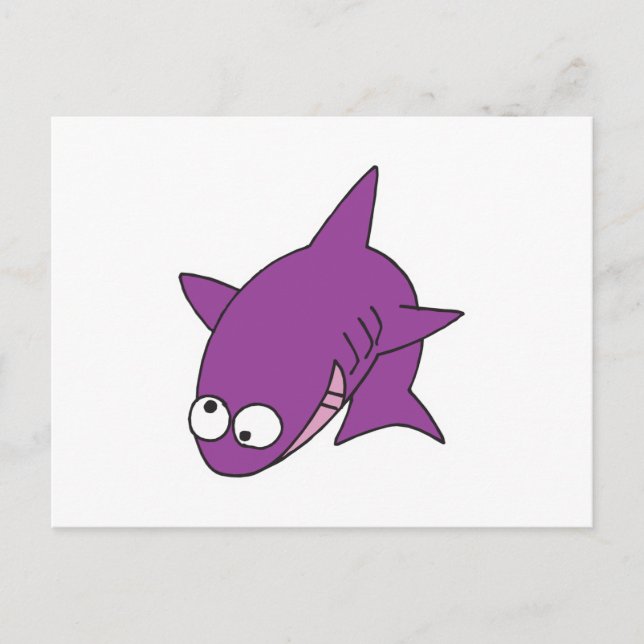Carte Postale requin pourpre (Devant)