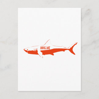 Carte Postale Requin, serrez-moi dans vos bras !