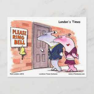 Carte Postale requins à tête de marteau @ Porte Drôle Cadeaux Te