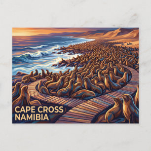 Carte Postale Réserve de phoques de Cape Cross Namibie