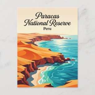 Carte Postale Réserve nationale de Paracas Pérou