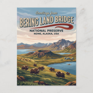 Carte Postale Réserve nationale du pont terrestre de Béring État