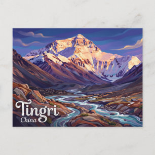 Carte Postale Réserve naturelle nationale du Mont Everest Chine