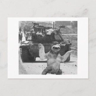 Carte Postale réservoir et paresse