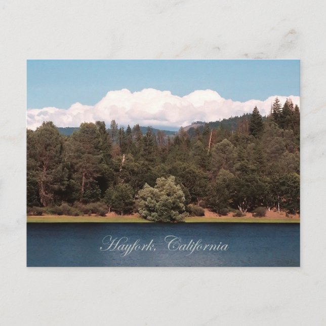 Carte Postale Réservoir Ewing au printemps... (Devant)